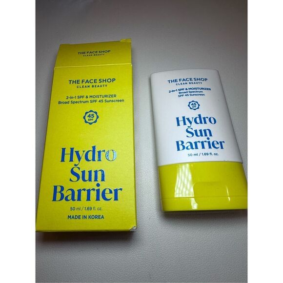 THE FACE SHOP Hydro Sun Barrier 2-in-1 Sunscreen & Moisturizer, SPF 45 - Picture 1 of 7